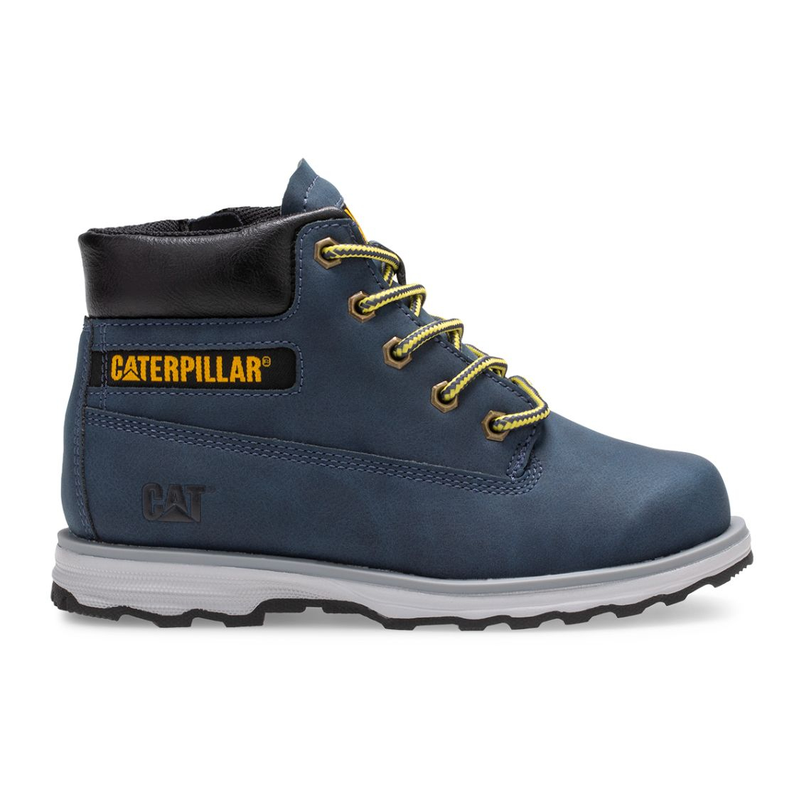 Caterpillar Founder - Kids Boots - Navy - NZ (761AQUHLI)